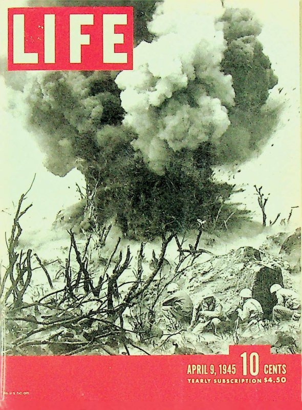 Life Magazine April  9, 1945 - Miniature - Pre-Owned 