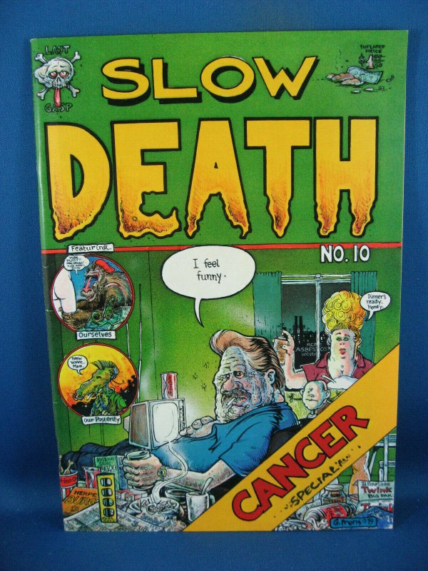 SLOW DEATH 10 VF NM CANCER ISSUE 1979