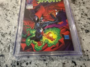 Spawn # 1 CGC / JSA Graded 9.8 Image Comic Book SIGNED Todd McFarlane JH19