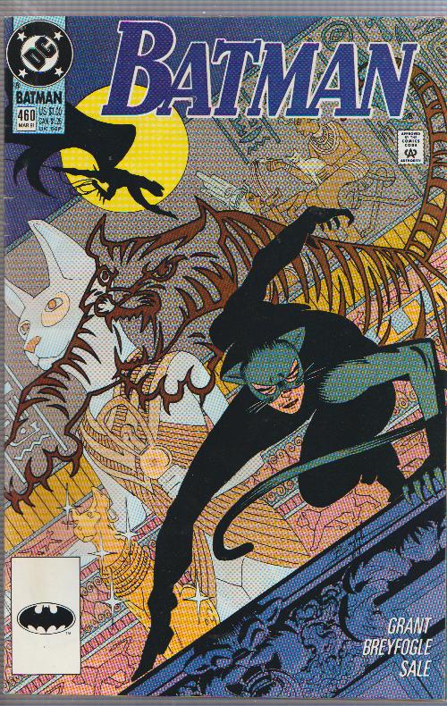 BATMAN #460 - CATWOMAN COVER - 1991 - DC COMIC - BAGGED & BOARDED