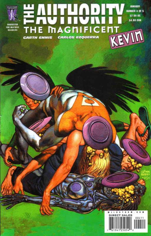 Authority, The: The Magnificent Kevin #4 VF/NM ; WildStorm | Garth Ennis