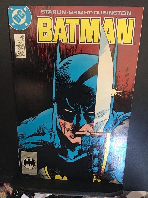 Batman #422 (1988) hi grade Jim Starlin storyline key! NM- How