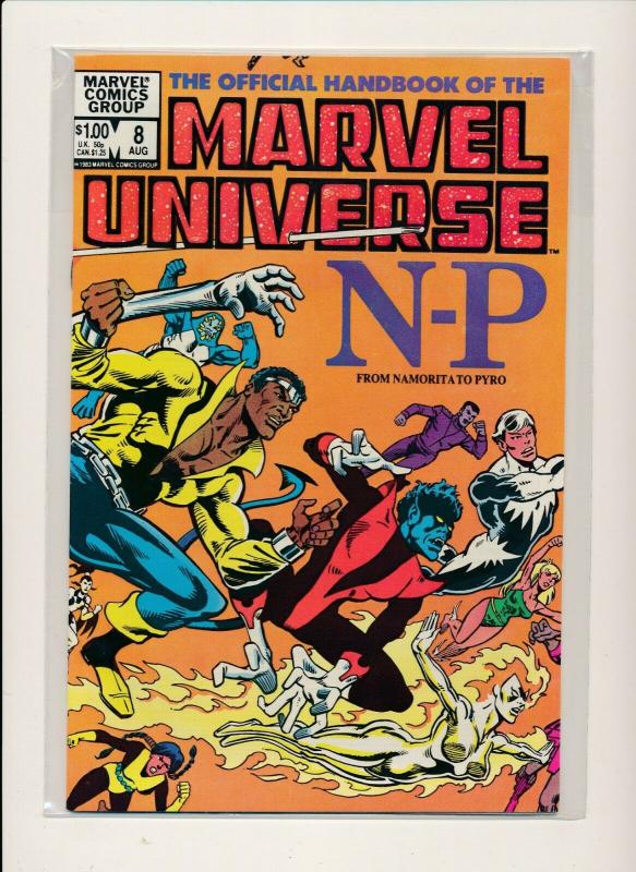 LOT of 9-MARVEL UNIVERSE C-D,D-G,H-J,K-M,M,N-P,Q-S,S,S-U,V-Z #3-11 VF(PF747) 