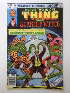 Marvel Two-in-One #66 (1980) Fine Condition