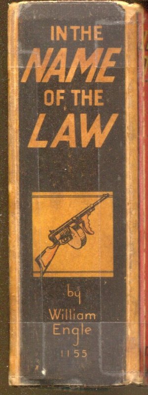 In The Name of The Law #1155 1937-Whitman-Little Big Book-H. Vallely-VG-