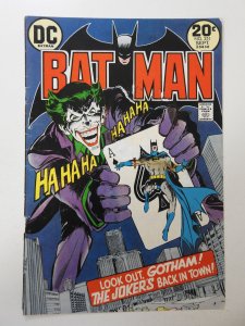 Batman #251 (1973) FRONT COVER ONLY white out and moisture stain on cover