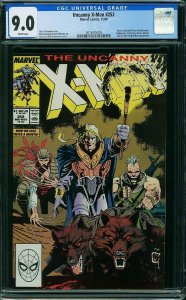 X-Men #252 (1989) CGC 9.0 VFNM