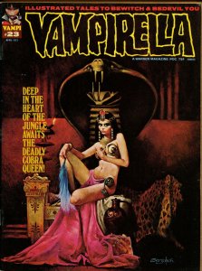 Vampirella #23 - San Julian Cover- 1973 (Grade 6.5) WH 