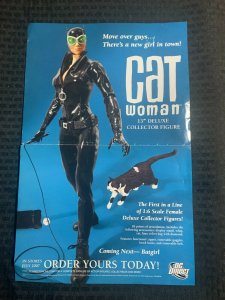 1991/2007 CATWOMAN 11x17 Poster Folder Happy Meal Box & Stickers LOT FN/FVF