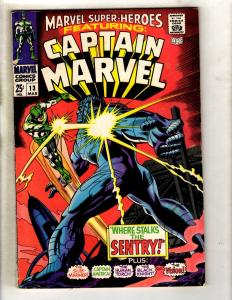 Marvel Super-Heroes # 13 VF- Comic Book Feat. Captain Marvel Carol Danvers JF15 