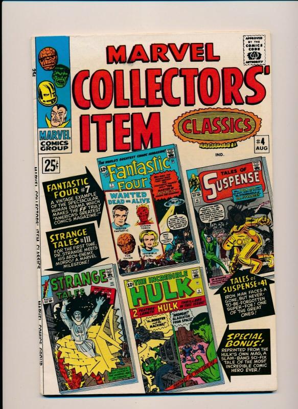 MARVEL COLLECTORS' ITEM CLASSICS #4 1966 VG/FINE (PF377) 