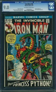 Iron Man #50 (1972) CGC 9.0 VFNM