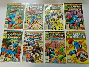 Captain America Comic Lot #250-299 46 Diff Avg 7.0 (Range 6.0-8.0) (1980-1984)