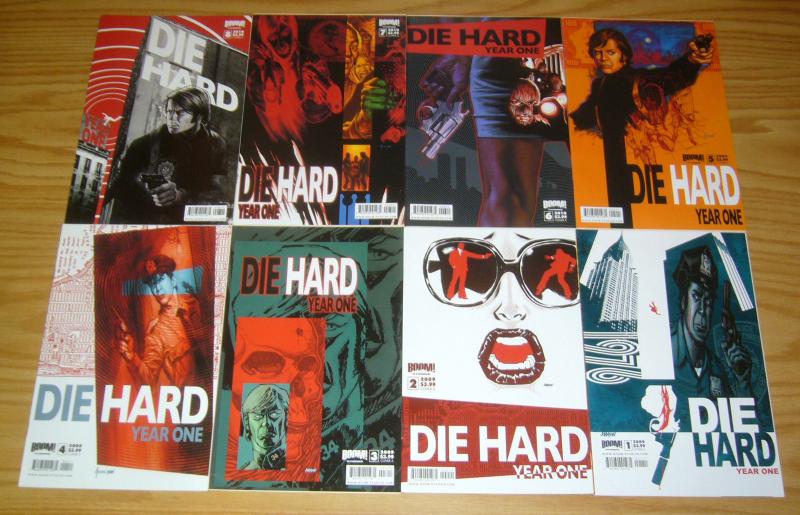 Die Hard: Year One #1-8 VF/NM complete series JOHN MCCLANE PREQUEL chaykin set A