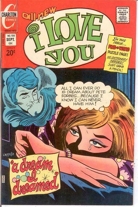 I LOVE YOU 105 VF-NM    September 1973 COMICS BOOK