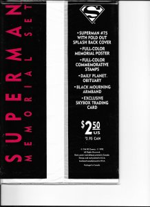 Superman #75 Black Bag Edition (1993)