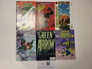 6 Green Arrow DC Comic Books #103 114 123 124 1 2 Annual 64 TJ17