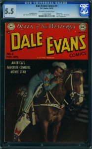 Dale Evans Comics #4 (1949) CGC 5.5 FN-