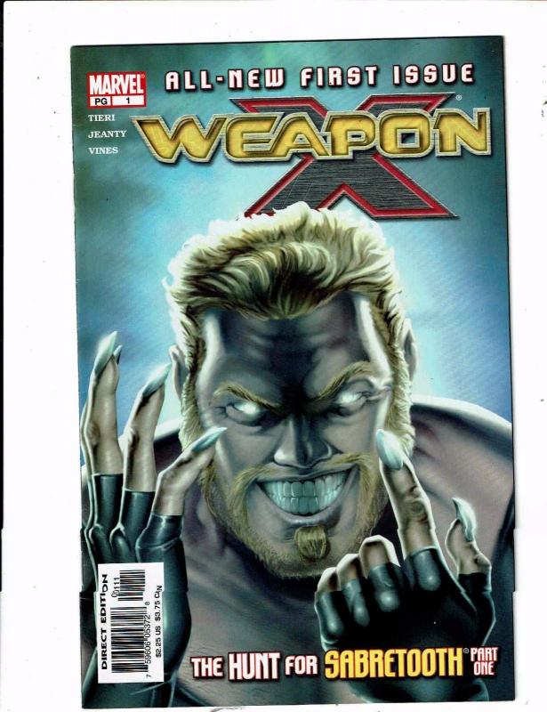 Lot of 4 Weapon X Marvel Comic Books #1 2 4 16 BH51 