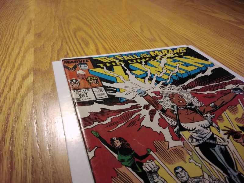 The Uncanny X-Men #227 Newsstand (1988)