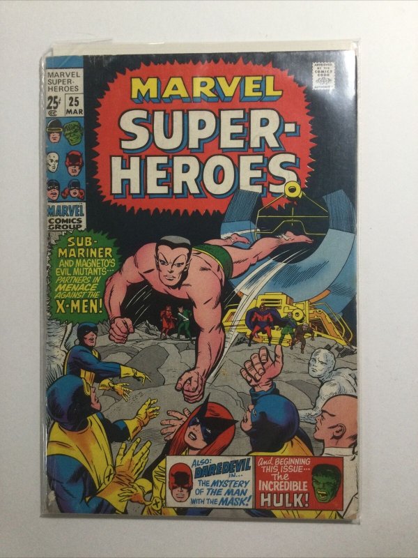 Marvel Super-Heroes 25 Good Gd 2.0 Marvel