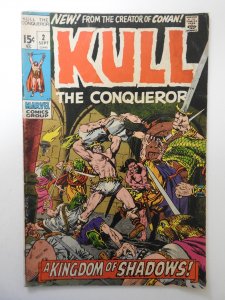 Kull the Conqueror #2 (1971) VG- Condition! Moisture stain
