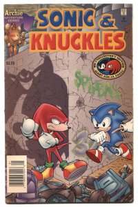 Sonic and Knuckles Special #1 1995 -- Newsstand -- Archie -- F/VF