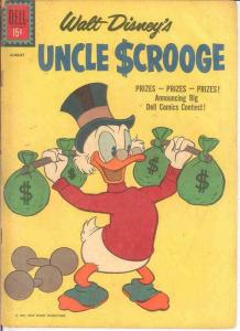 UNCLE SCROOGE 34 FR-G   August 1961 COMICS BOOK