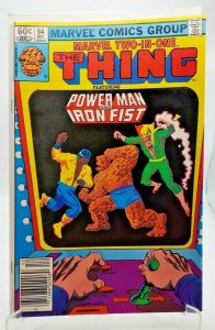 Marvel TWO-IN-ONE #94 (1982)  NEWSSTAND Variant, Power Man and Iron Fist, F/VF