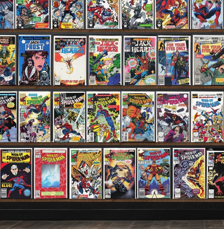 Huge Lot 140+ Comics with Speed Racer, Web Of Spider-Man & More!