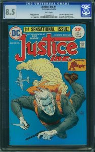 Justice, Inc. #1 (1975) CGC 8.5 VF+
