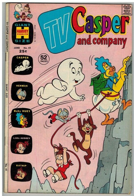 TV CASPER & COMPANY (1963-1974) 41 VG-F June 1973 COMICS BOOK