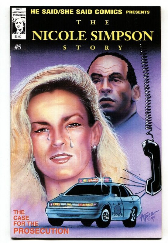 He Said She Said 5 O J Simpson Nicole Brown Comic Book 1994 Hipcomic