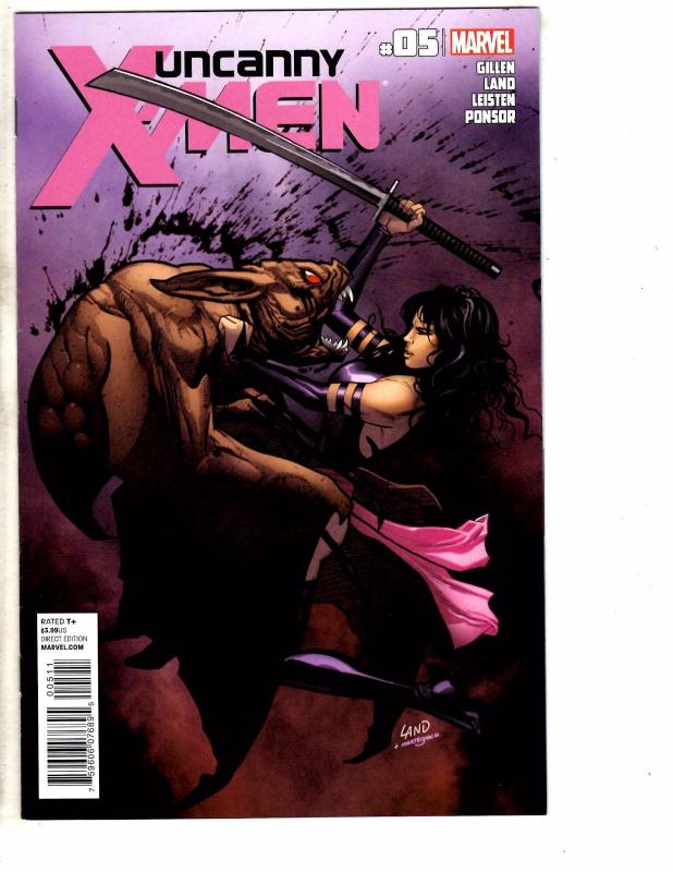 Lot Of 7 Uncanny X-Men Marvel Comic Books # 1 5 6 7 8 11 12 Wolverine Gambit RC2