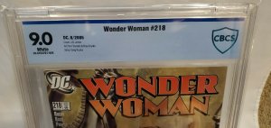 Wonder Woman #218 - CBCS 9.0 - J.G. Jones Cover - Checkmate!