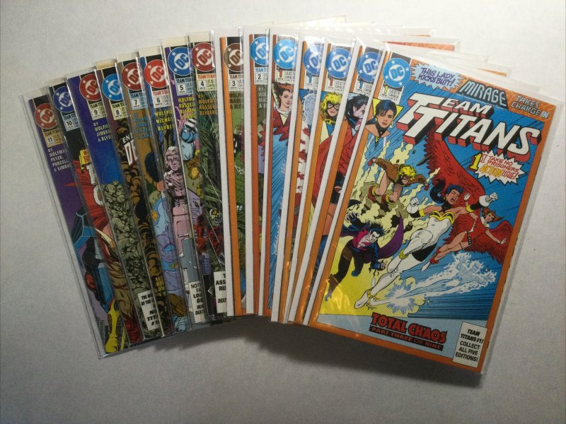 Team Titans 1-22 Issue 1 With Variants 1 2 3 4 5 6 7 8 9 10 11 Lot Nm Dc Comics