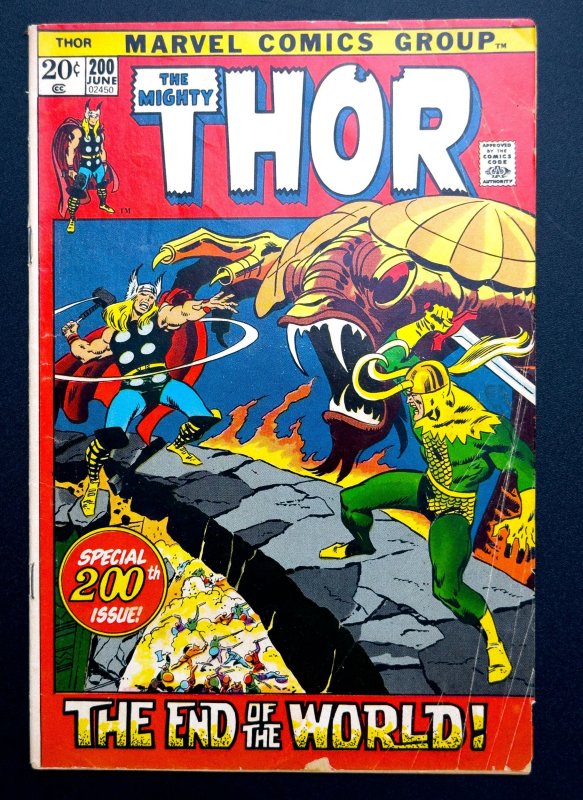 Thor #200 (1972) [KEY] Ragnarok issue - VF