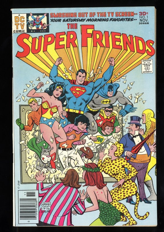Super Friends  #1 VF- 7.5 Batman Superman Wonder Woman!