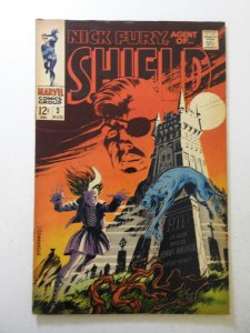 Nick Fury, Agent of SHIELD #3 (1968) VG+ Condition