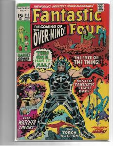 FANTASTIC FOUR #113 - VG/FN - 1ST APP OVERMIND - LOW MID GRADE BRONZE AGE KEY