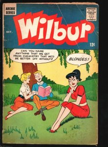 Wilbur #89 1964 Archie-Laurie Lake appears-Love triangle cover-VG