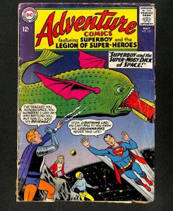 Adventure Comics #332 Superboy!  Moby Dick of Space!
