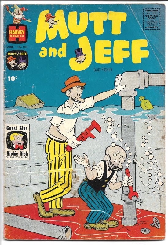 Mutt and Jeff  124 Volume 1 - Silver Age - June, 1961 (GD/VG)