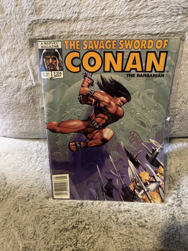 The Savage Sword of Conan #124 (1986)