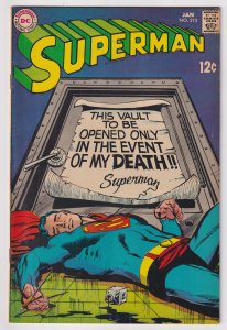 Superman #213 (1969) Superman