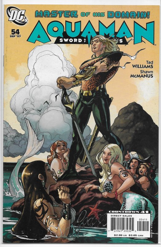 Aquaman: Sword of Atlantis (AM vol. 6, 2006) #54 FN McManus, Rivoche cover