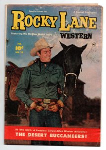 Rocky Lane Western #22 - Western - Charlton - 1951 - VG