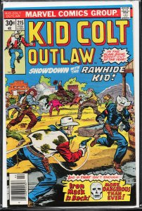 Kid Colt Outlaw #215 (1977) Kid Colt