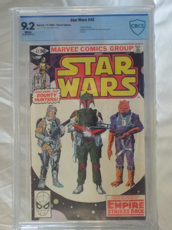 Star Wars #42 - CBCS 9.2 - 1st Boba Fett Cover