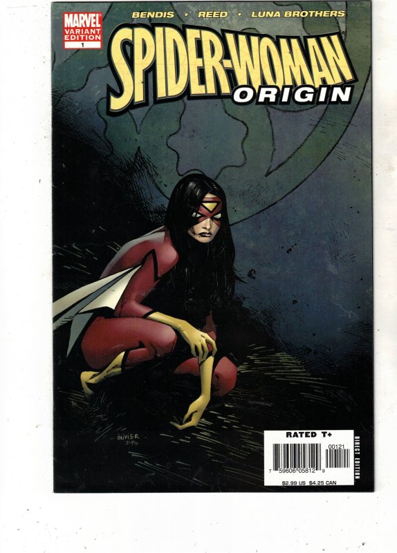 Spider-Woman: Origin #1 Variant Cover (2006) High-Grade NM- variant cover wow!!!